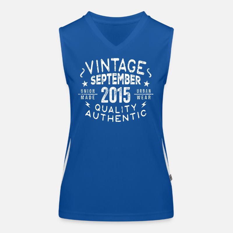 Legendär Seit September 2015 Geburtstag September Funktionelles Kontrast-Tank Top für Frauen