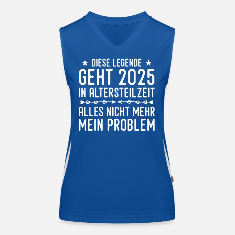 Partial retirement 2025 Approaching retirement Women's Functional Contrast Tank Top