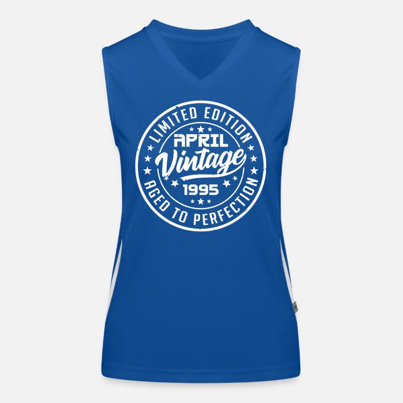 Original since April 1995 Apr Birthday Gift Women's Functional Contrast Tank Top