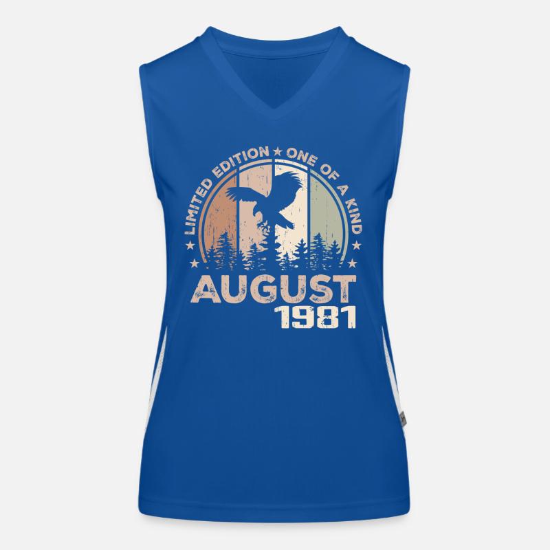 Incomparable since August 1981, 43rd Anniversary Women's Functional Contrast Tank Top