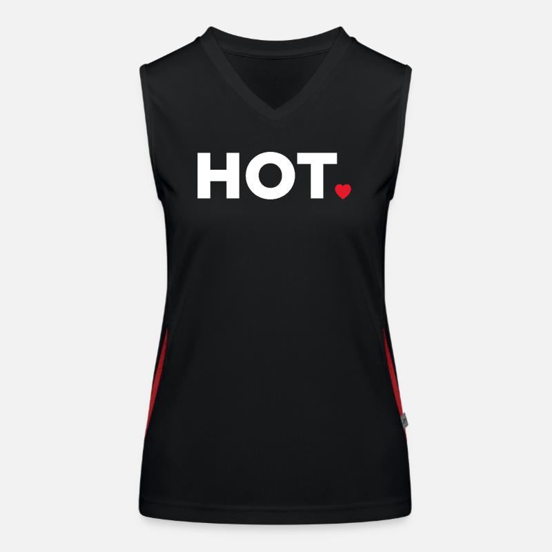 Chaud Débardeur respirant contrasté Femme