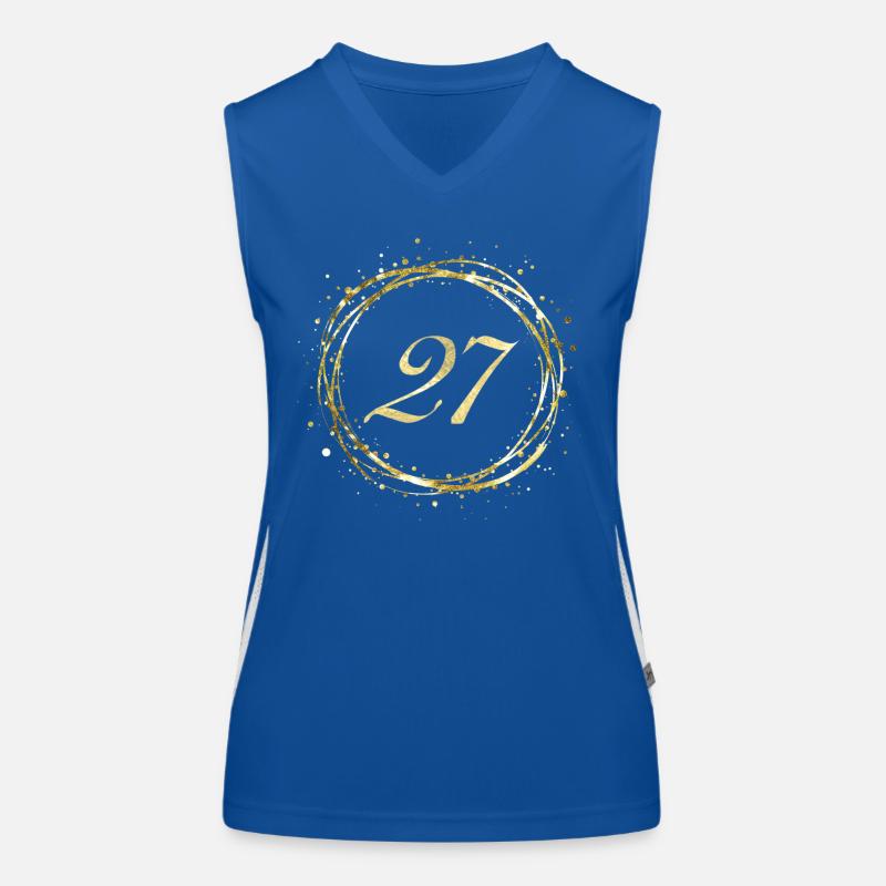 27 Funktionelles Kontrast-Tank Top für Frauen
