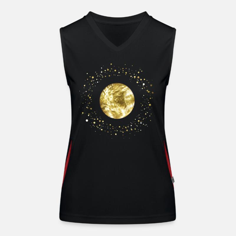 Kugel Funktionelles Kontrast-Tank Top für Frauen