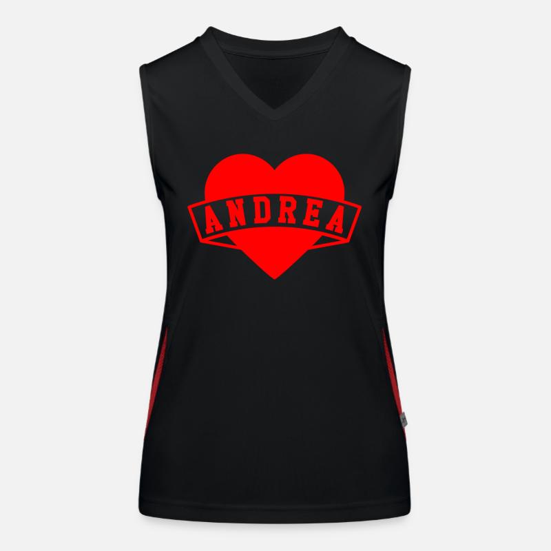 Andrea Herzen Funktionelles Kontrast-Tank Top für Frauen