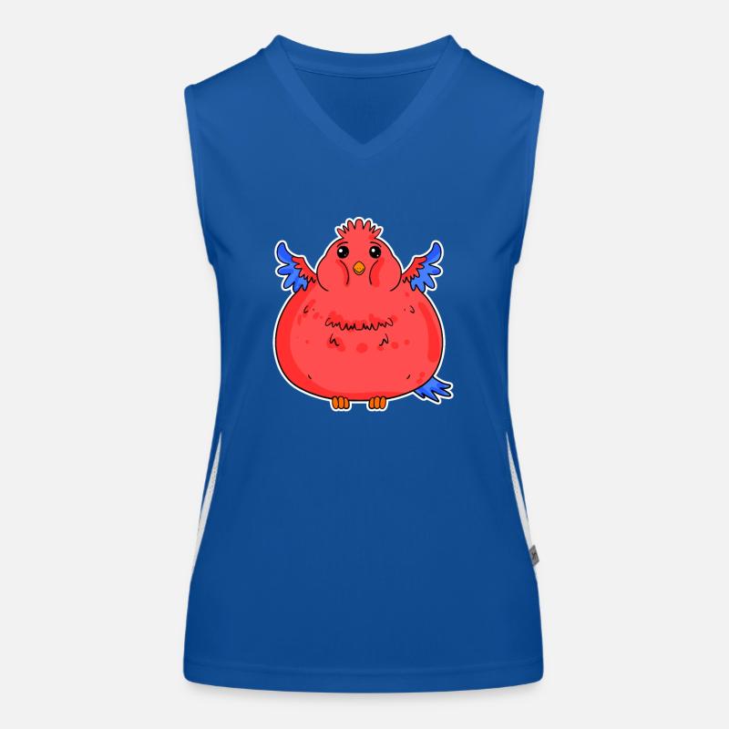 Fat Funny Parrot Dick Women's Functional Contrast Tank Top