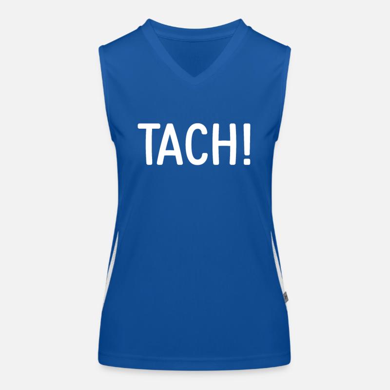 Tach Berlin dialect Berlinisch Tach Women's Functional Contrast Tank Top