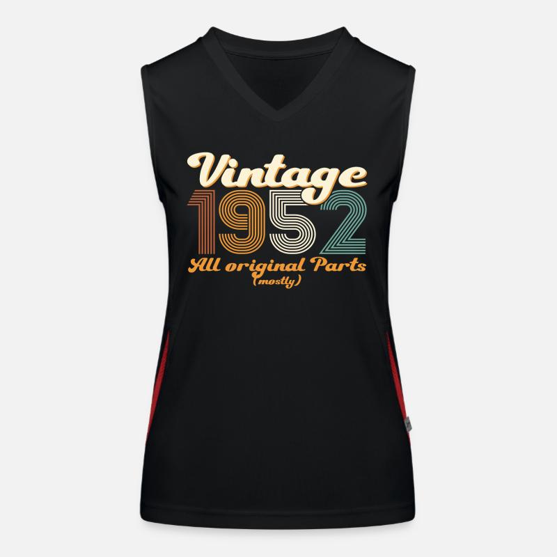 Original vintage 1952 70th birthday gift Women's Functional Contrast Tank Top