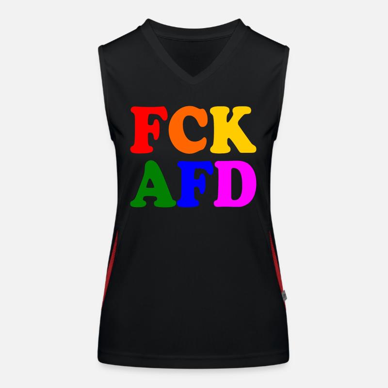 Fck afd Funktionelles Kontrast-Tank Top für Frauen