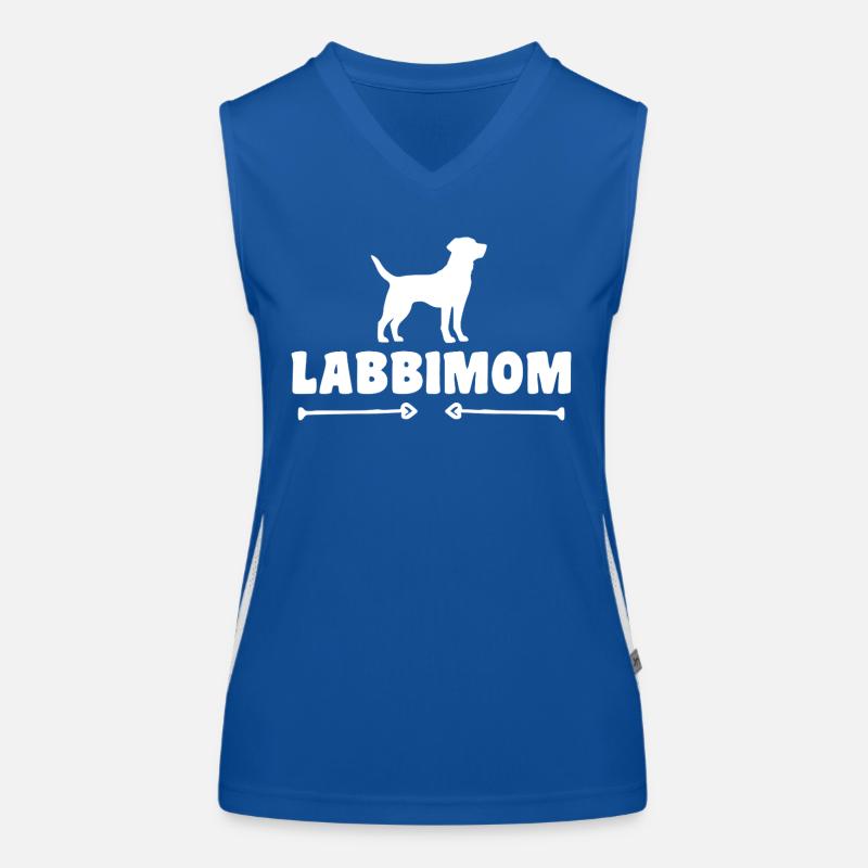 Labrador Funktionelles Kontrast-Tank Top für Frauen