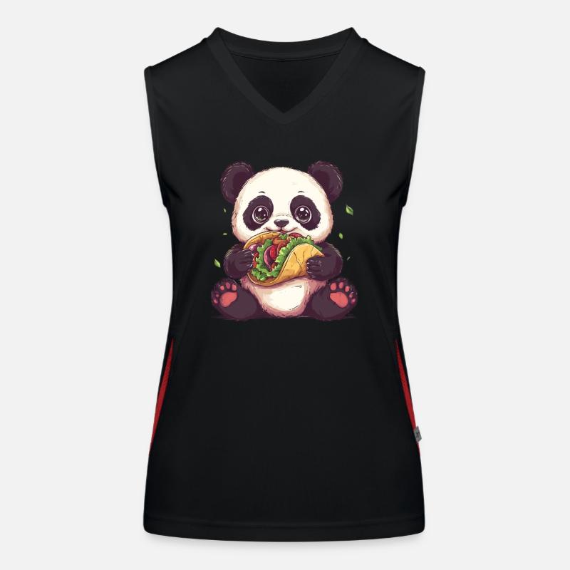 Panda Taco Débardeur respirant contrasté Femme
