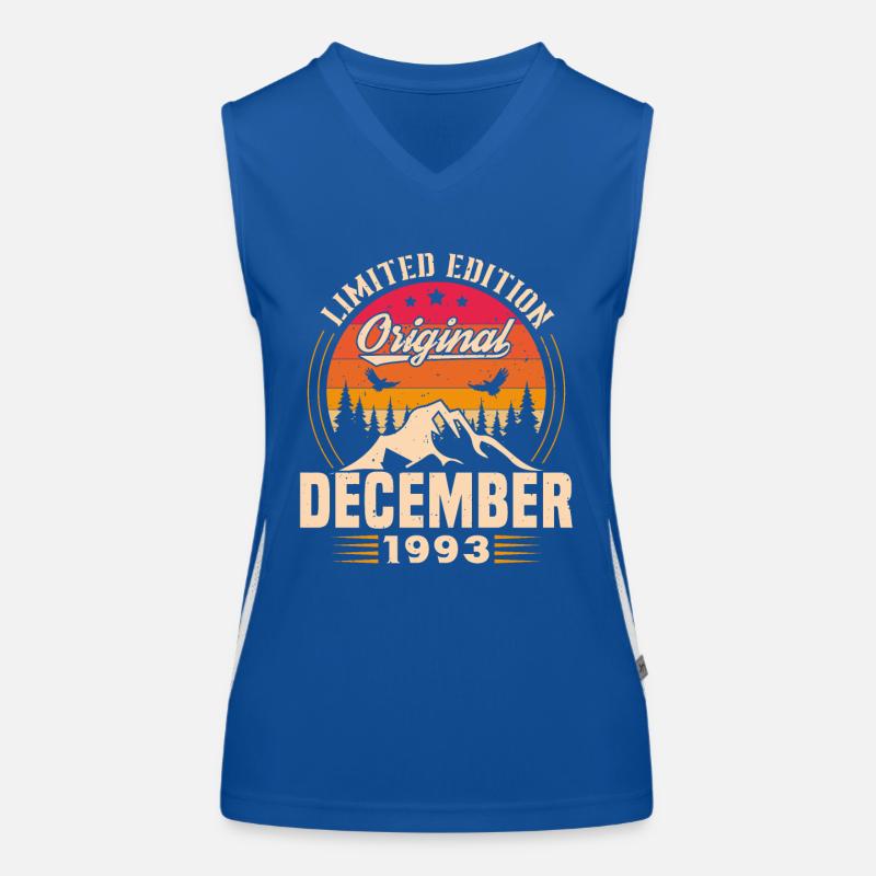 Geburtstagsgeschenk geboren im Dezember 1993 Funktionelles Kontrast-Tank Top für Frauen