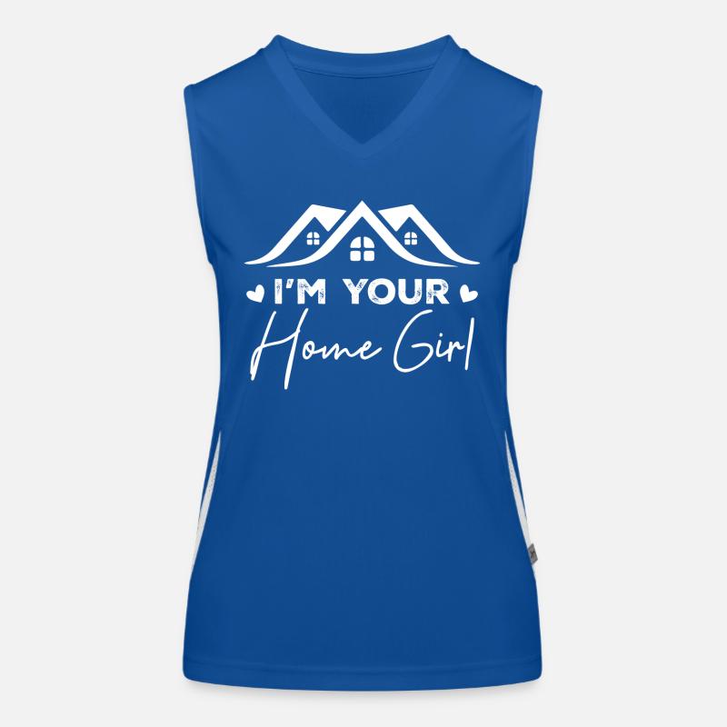 Ich bin dein Hausmädchen Funktionelles Kontrast-Tank Top für Frauen
