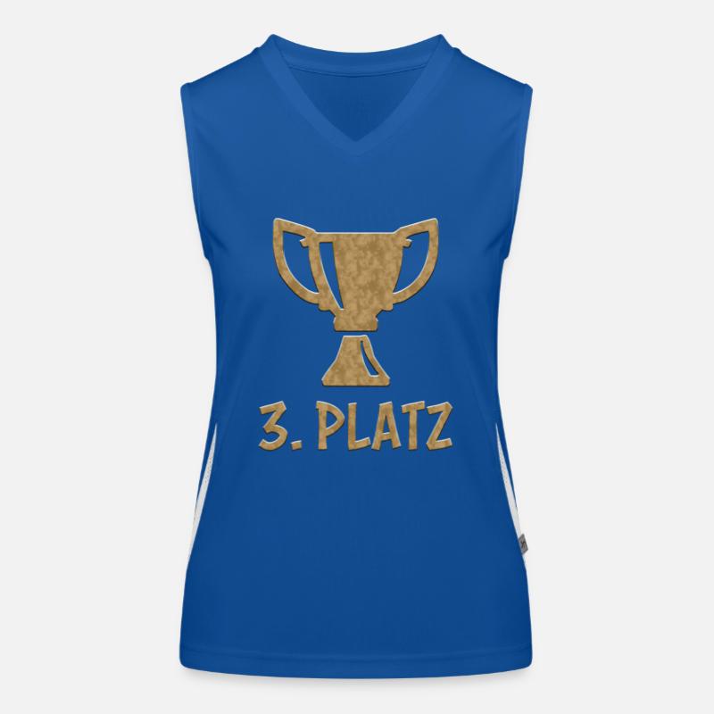 3. Platz Bronze Sieger Gewinner Winner Dritter Funktionelles Kontrast-Tank Top für Frauen