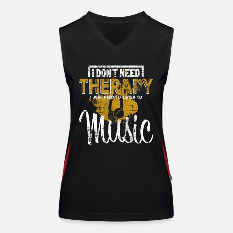 Music Women's Functional Contrast Tank Top
