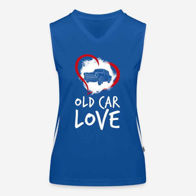 Old car Women's Functional Contrast Tank Top