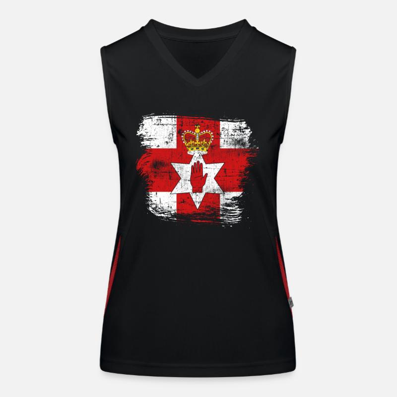 Northern Ireland Women's Functional Contrast Tank Top