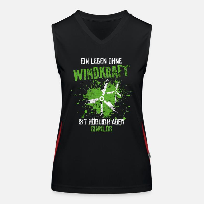 Wind power Women's Functional Contrast Tank Top