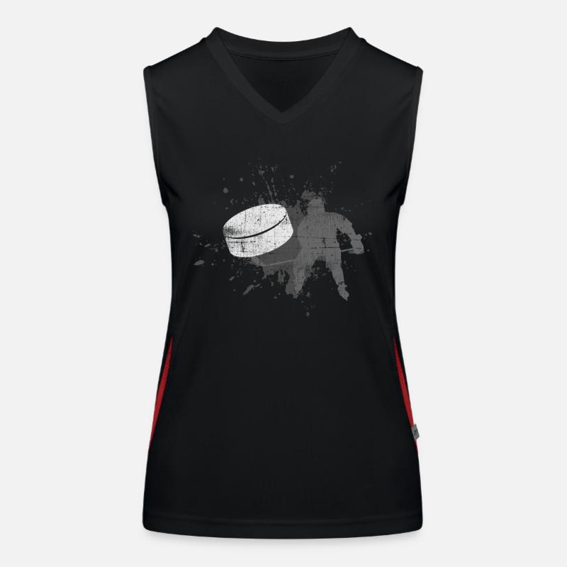 Eishockey Funktionelles Kontrast-Tank Top für Frauen