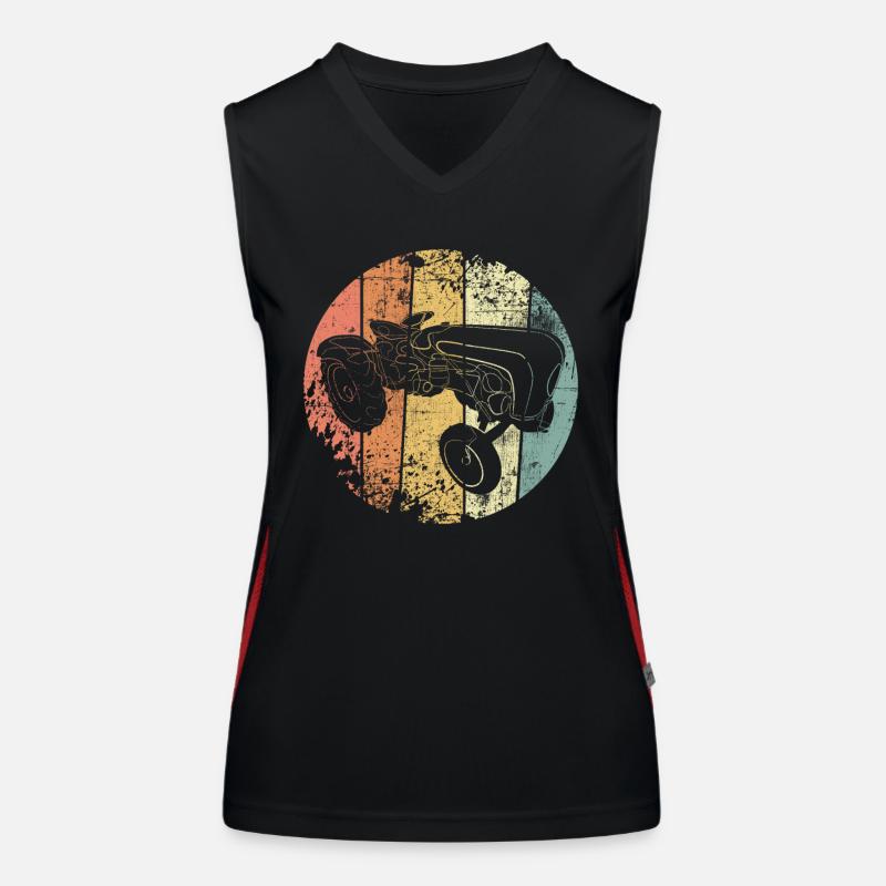 Traktor Funktionelles Kontrast-Tank Top für Frauen