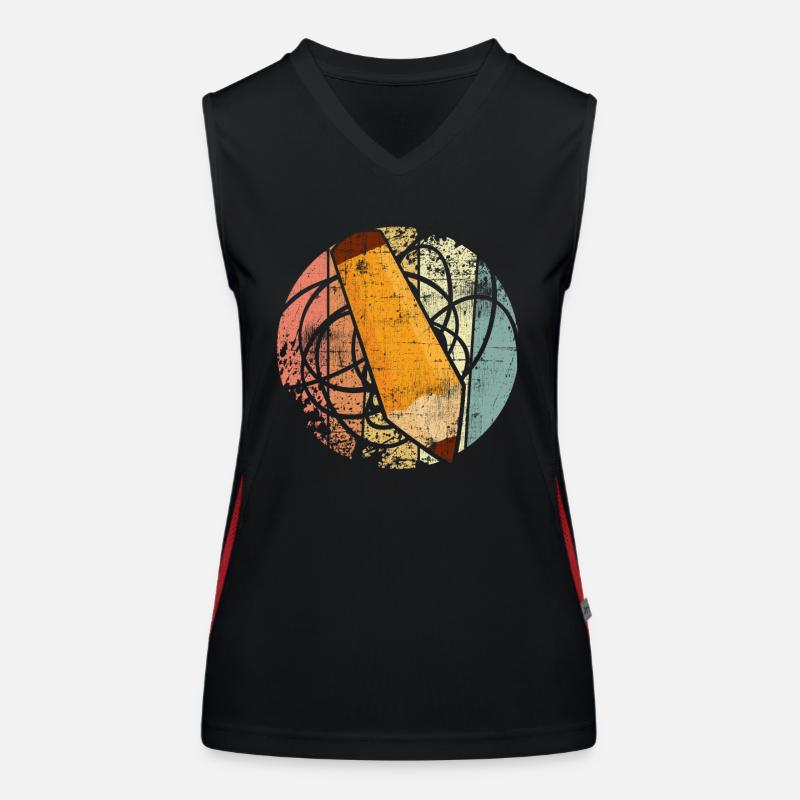 Schule Funktionelles Kontrast-Tank Top für Frauen