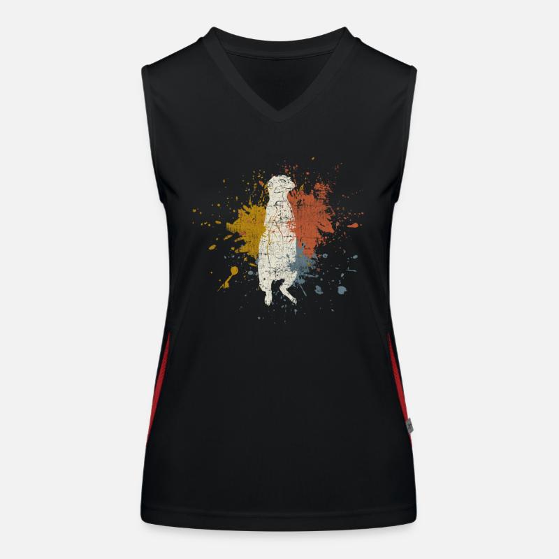 meerkat Women's Functional Contrast Tank Top