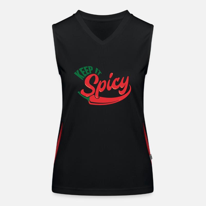 Kochen Funktionelles Kontrast-Tank Top für Frauen