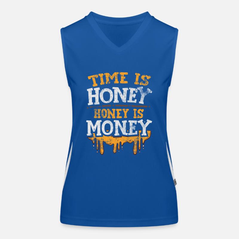 Beekeeper honey bee Women's Functional Contrast Tank Top