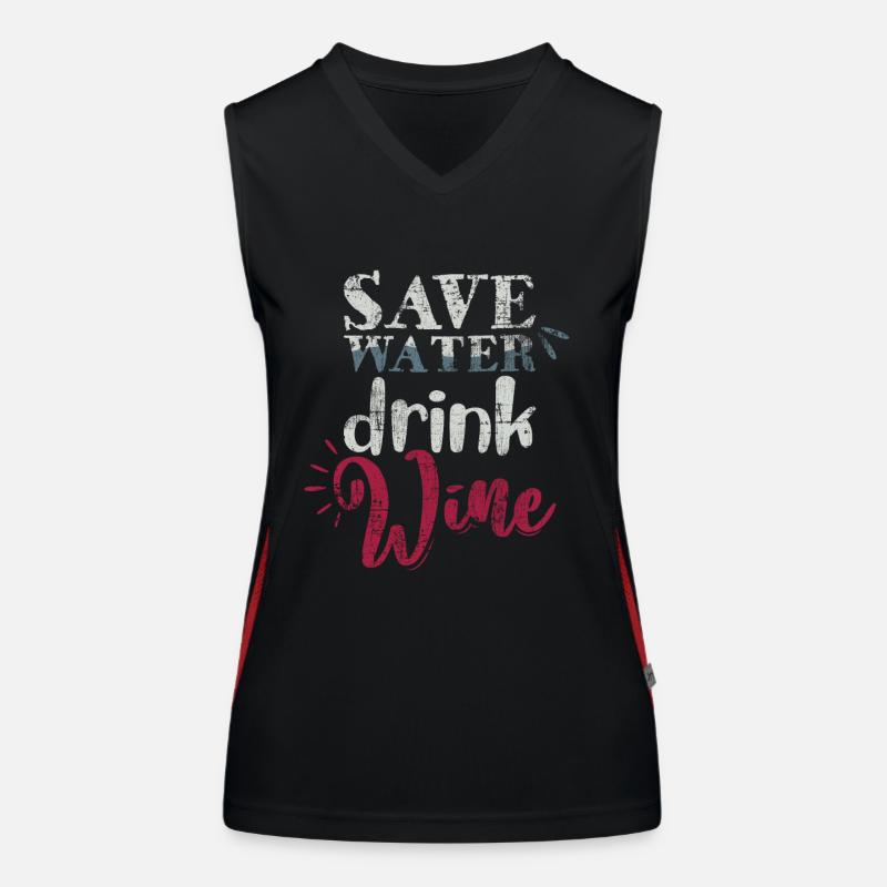 Vins connaisseurs de vins Débardeur respirant contrasté Femme