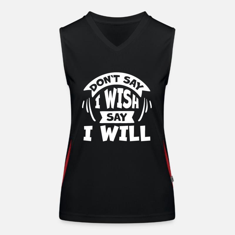 Self-confidence Motivation Women's Functional Contrast Tank Top