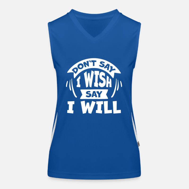 Selbstbewusstsein Motivation Funktionelles Kontrast-Tank Top für Frauen