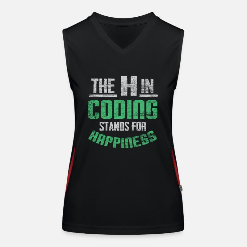 Programmieren Funktionelles Kontrast-Tank Top für Frauen