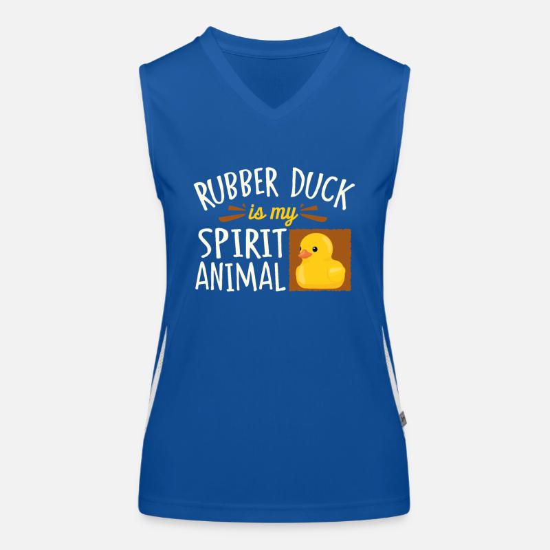 Badeente Funktionelles Kontrast-Tank Top für Frauen