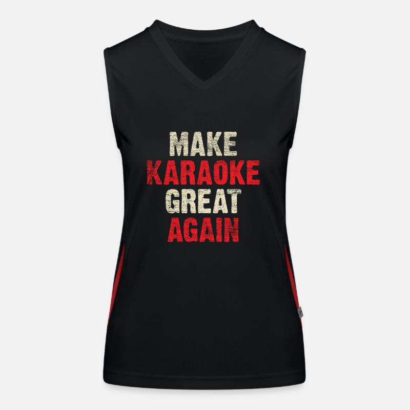 Karaoke Women's Functional Contrast Tank Top