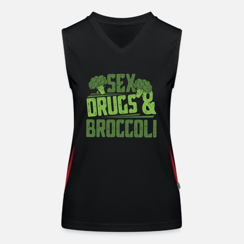broccoli Women's Functional Contrast Tank Top