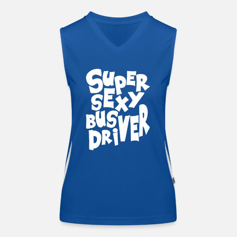 Busfahrer Funktionelles Kontrast-Tank Top für Frauen