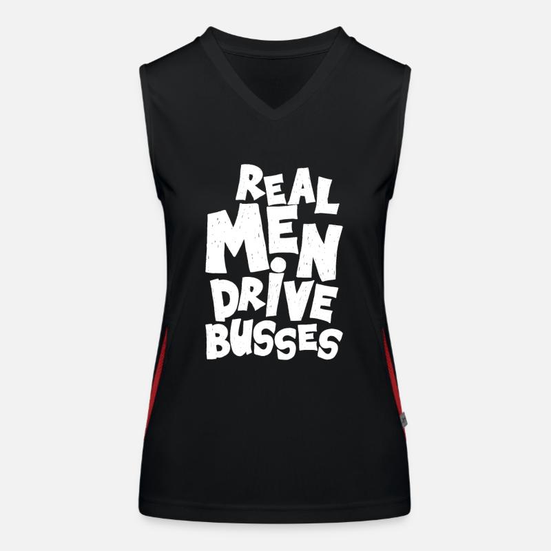 Busfahrer Funktionelles Kontrast-Tank Top für Frauen
