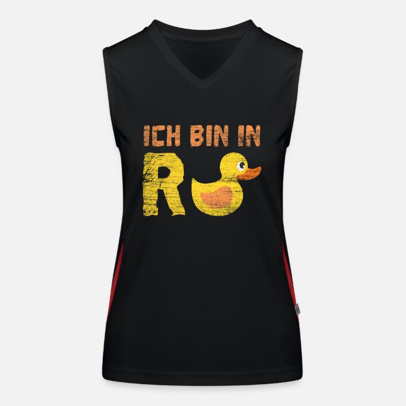 Rente Funktionelles Kontrast-Tank Top für Frauen