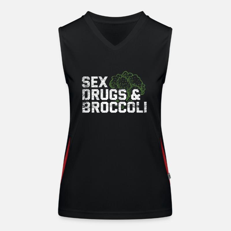broccoli Women's Functional Contrast Tank Top