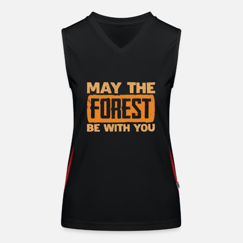 Forest Women's Functional Contrast Tank Top