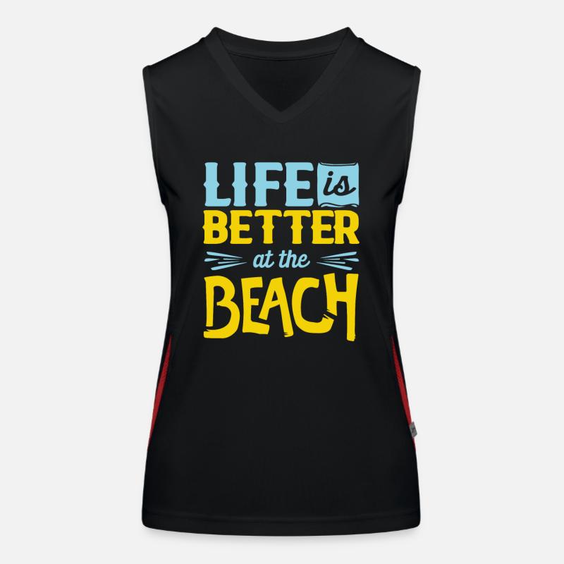 Beach Women's Functional Contrast Tank Top