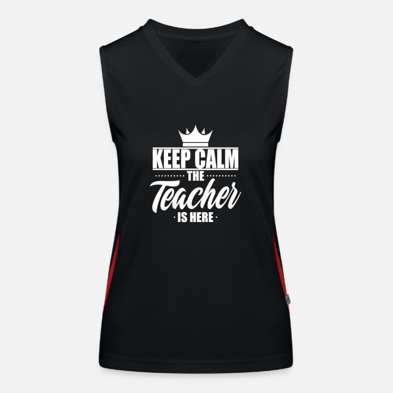 Lehrer Funktionelles Kontrast-Tank Top für Frauen