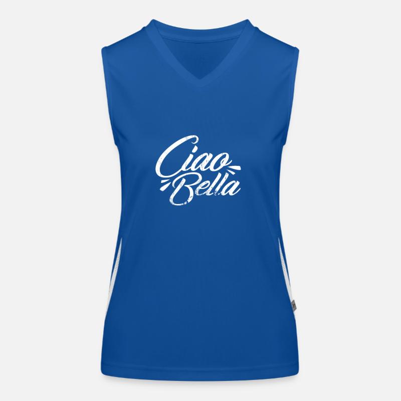 Ciao Bella Italien Funktionelles Kontrast-Tank Top für Frauen