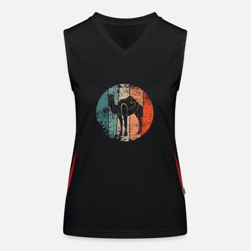 Camel dromedary Women's Functional Contrast Tank Top