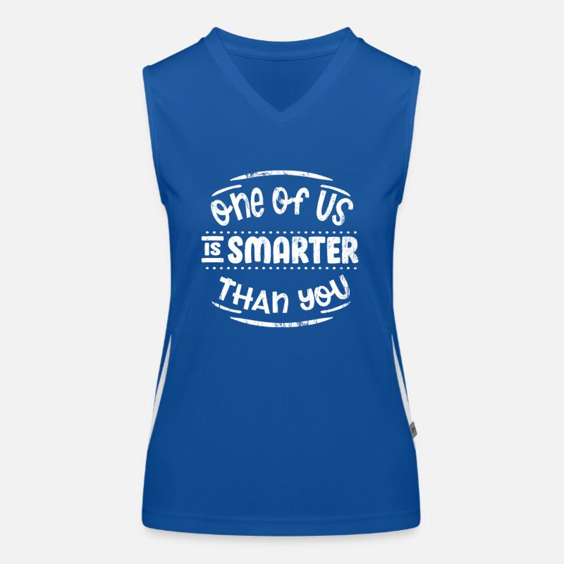 Student Streber Nerd Funktionelles Kontrast-Tank Top für Frauen