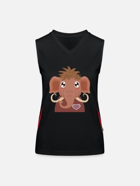 Mammut - Funktionelles Kontrast-Tank Top für Frauen - Schwarz/Rot - Vorne