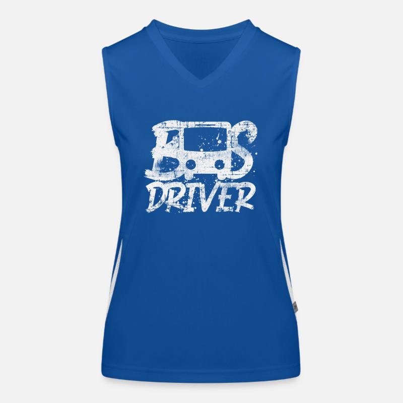 Busfahrer Bus Funktionelles Kontrast-Tank Top für Frauen