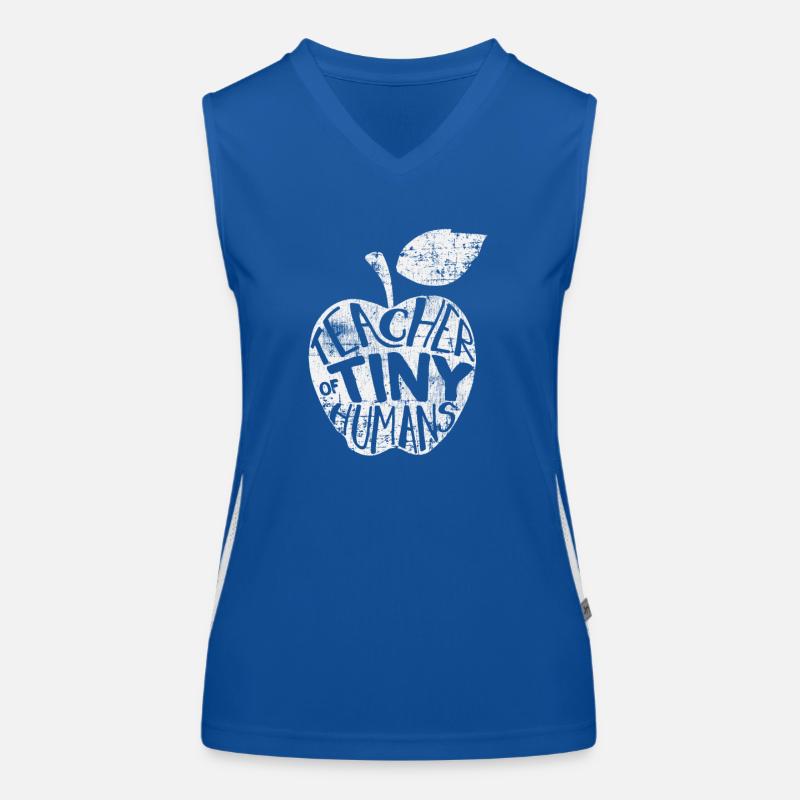 Enseignant école élémentaire enseignant du primaire Débardeur respirant contrasté Femme