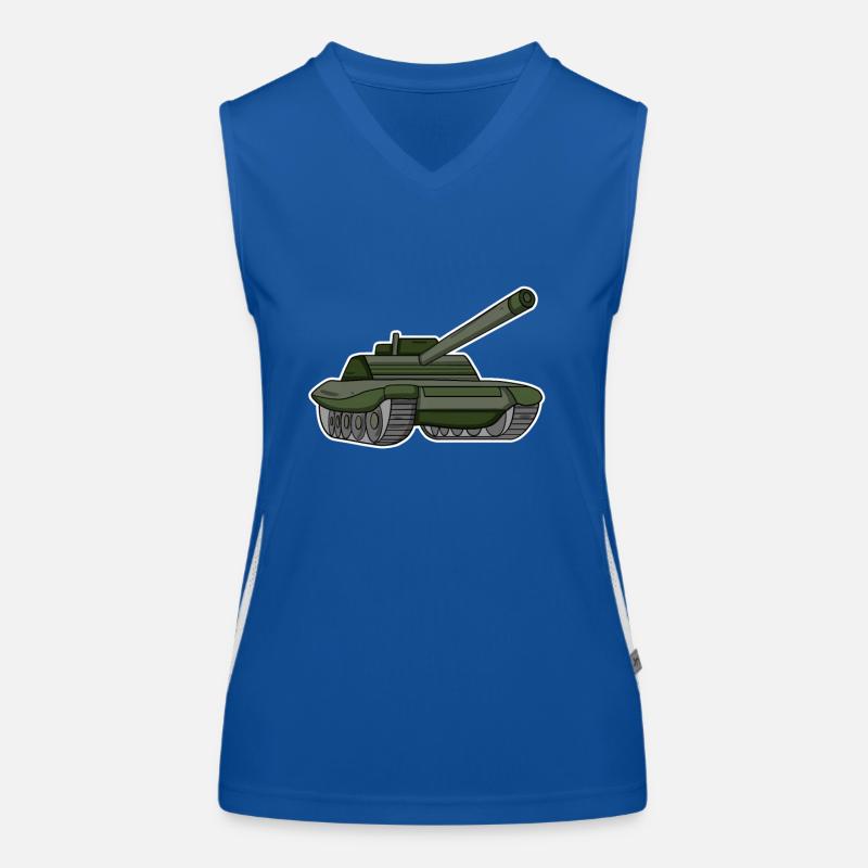 Panzer Funktionelles Kontrast-Tank Top für Frauen