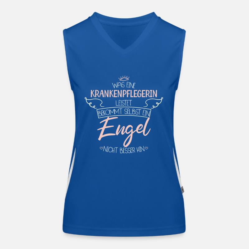 Krankenpflegerin Funktionelles Kontrast-Tank Top für Frauen