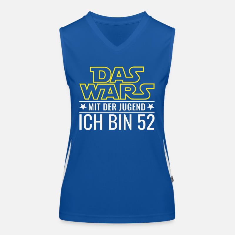 Das wars mit der Jugend - 52. Geburtstag Geschenk Funktionelles Kontrast-Tank Top für Frauen